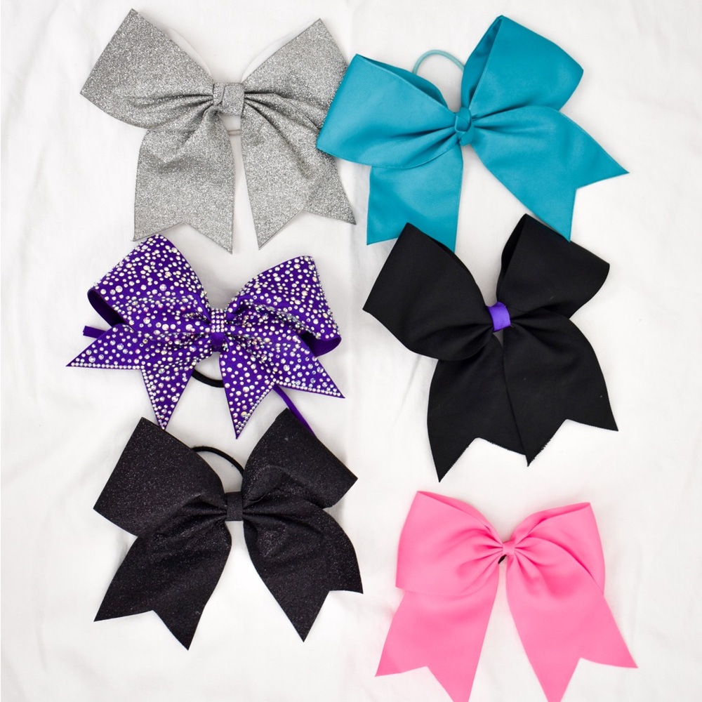 6 Pack Cheer Bows